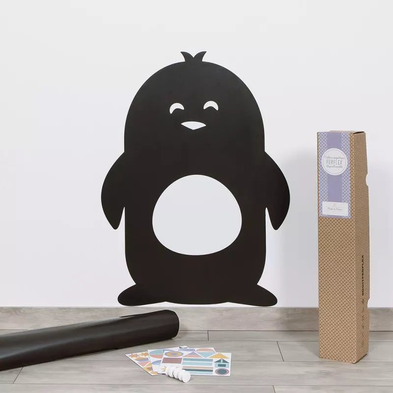 MAGNETISCHE MUURSTICKER | PINGUÏN | 60x81CM