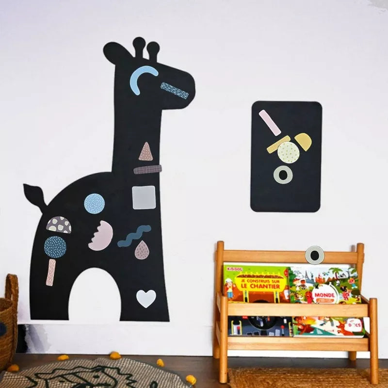 MAGNETISCHE MUURSTICKER | GIRAFFE | 58x97CM