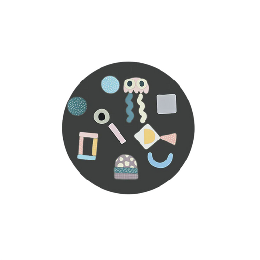 MAGNETISCHE MUURSTICKER | CIRKEL | 56x56CM