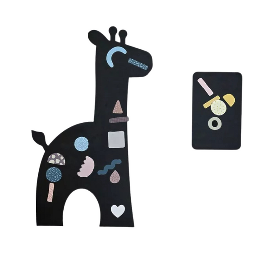 MAGNETISCHE MUURSTICKER | GIRAFFE | 58x97CM