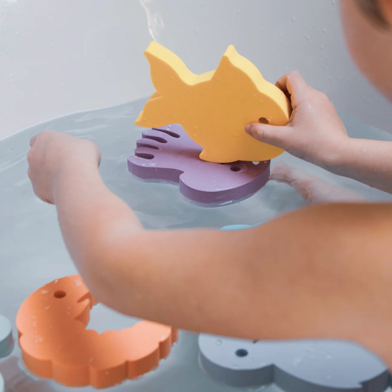 BADSPEELTJES | WATERDIEREN | SET VAN 6
