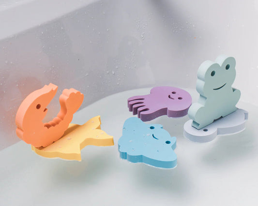 BADSPEELTJES | WATERDIEREN | SET VAN 6