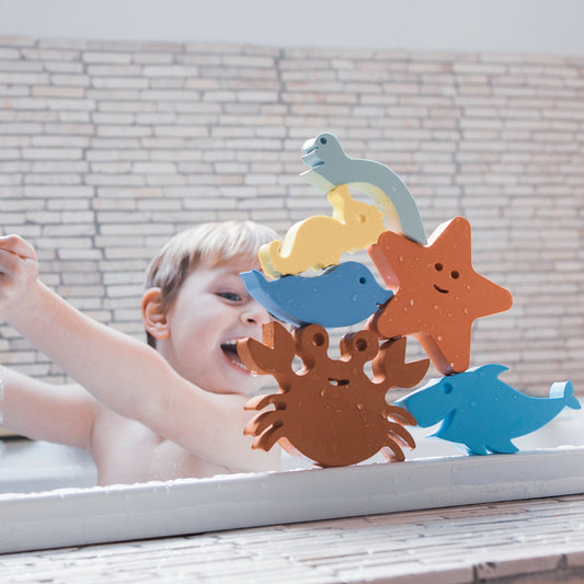 BADSPEELTJES | ZEEDIEREN | SET VAN 6