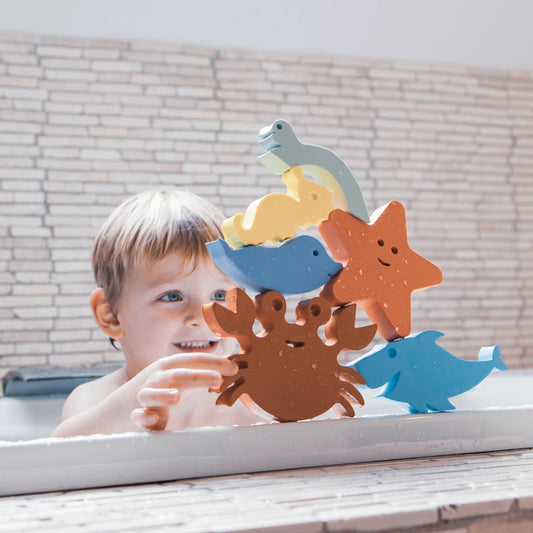 BADSPEELTJES | ZEEDIEREN | SET VAN 6