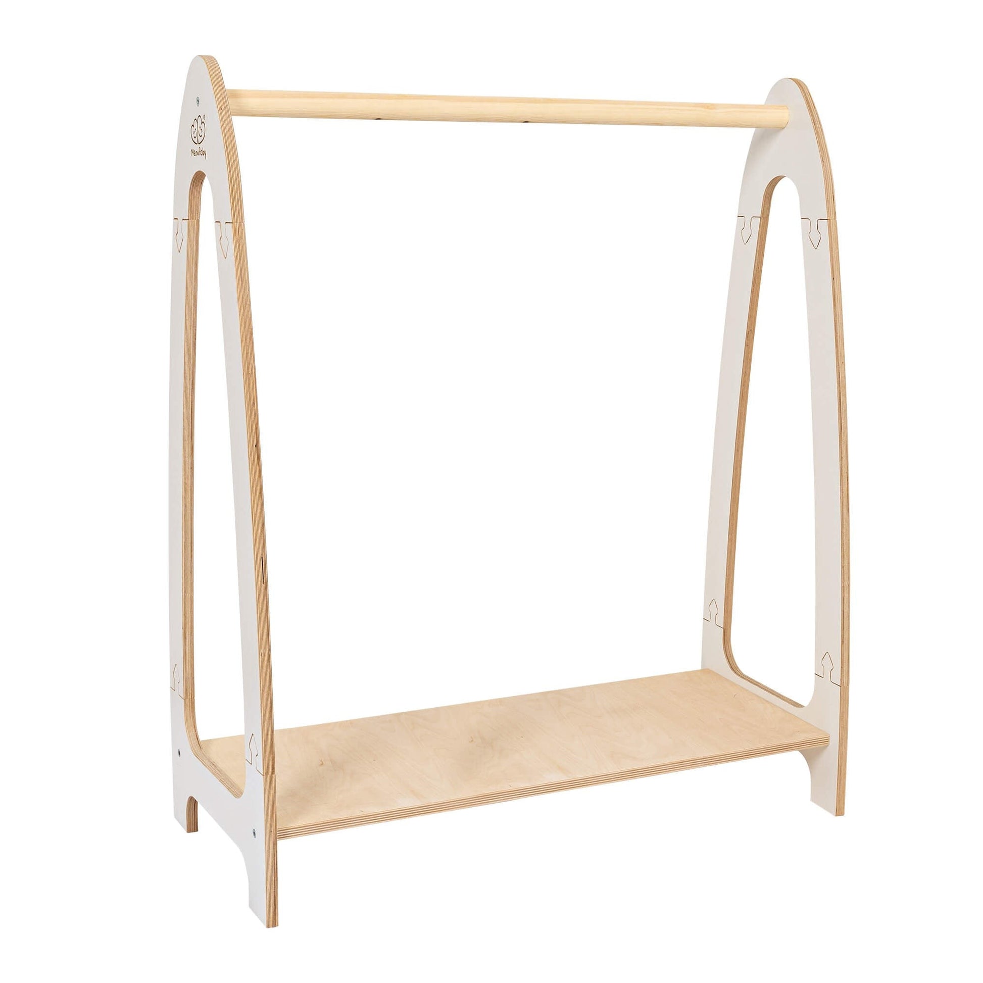 Arched Clothing Rack For Children - Large White