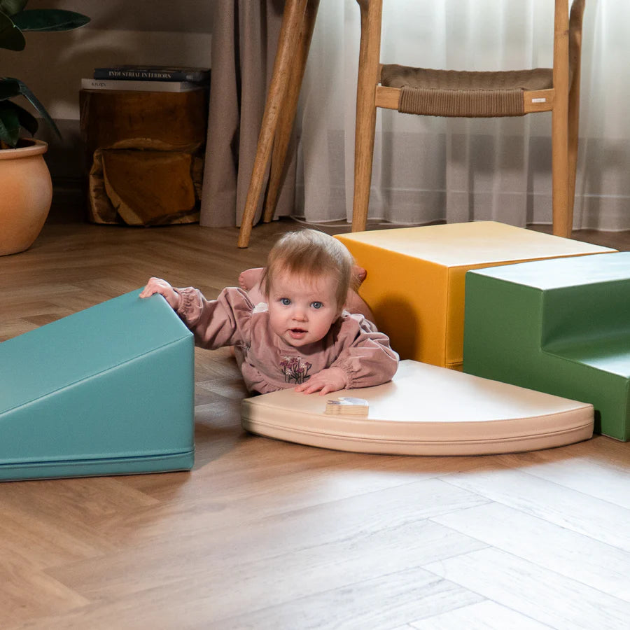FOAMBLOKKEN | SET VAN 5 | PASTEL TURQUOISE