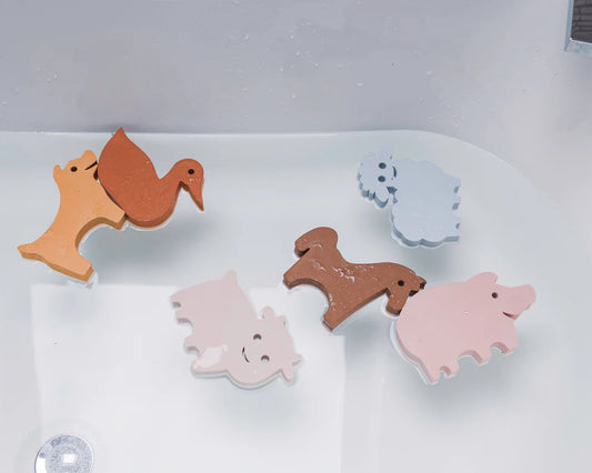 BADSPEELTJES | BOERDERIJDIEREN | SET VAN 6