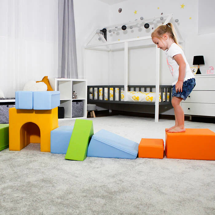 FOAMBLOKKEN | SET VAN 10 | LIGHT MULTICOLOR