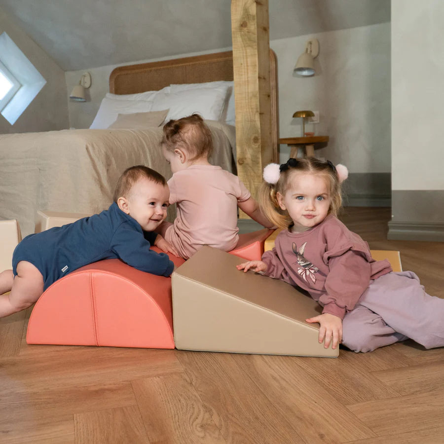 FOAMBLOKKEN | SET VAN 8 | PASTEL PINK