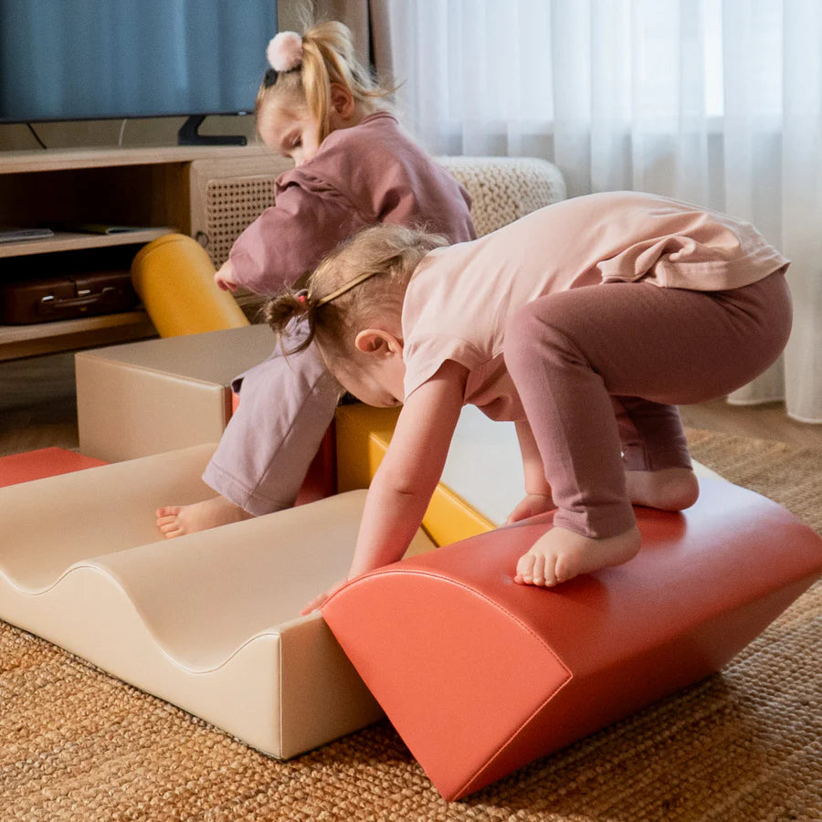 FOAMBLOKKEN | SET VAN 7 | PASTEL PINK