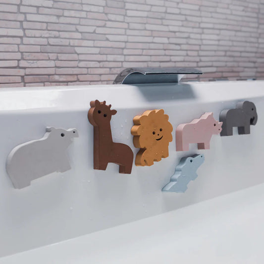 BADSPEELTJES | SAFARIDIEREN | SET VAN 6