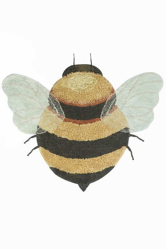 Washable Rug Bee, 115 x 150 cm
