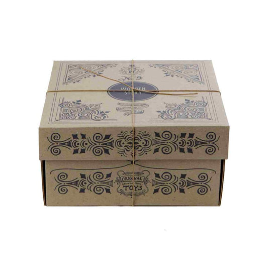 Wooden Shape Sorting Box - Natural