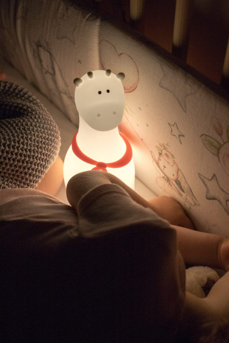 Giraffe Silicone Lamp - White