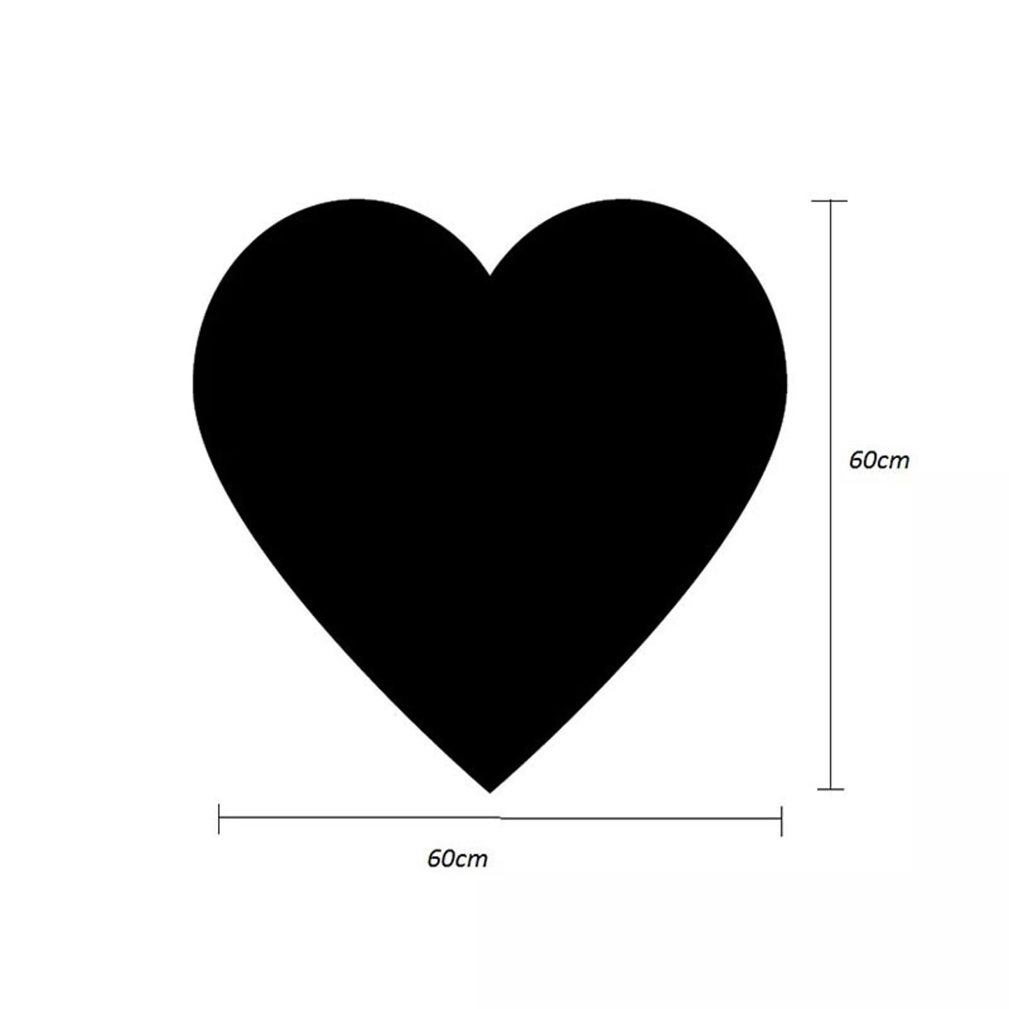 MAGNETISCHE MUURSTICKER | HART | 60x60CM