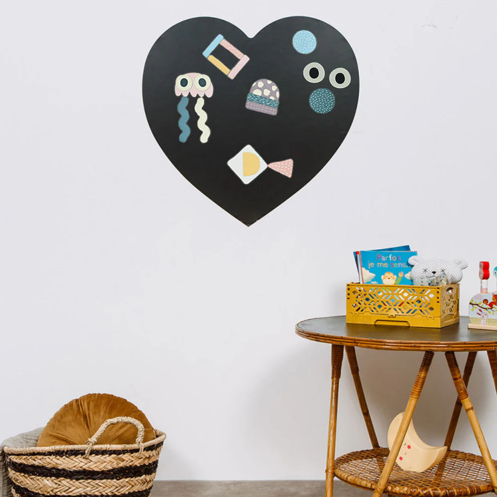 MAGNETISCHE MUURSTICKER | HART | 60x60CM