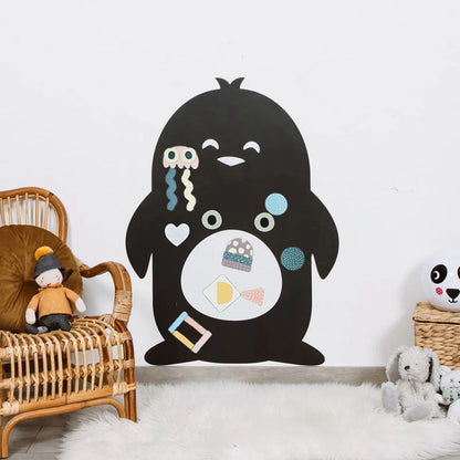 MAGNETISCHE MUURSTICKER | PINGUÏN | 60x81CM