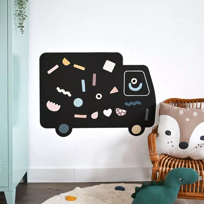 MAGNETISCHE MUURSTICKER | VRACHTWAGEN | 80x59CM