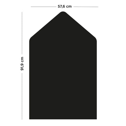 MAGNETISCHE MUURSTICKER | HUIS | 58x92CM