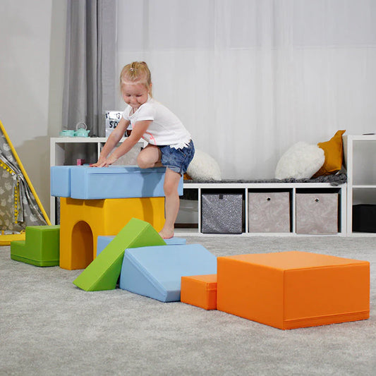 FOAMBLOKKEN | SET VAN 10 | LIGHT MULTICOLOR