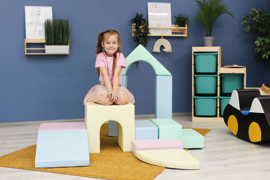 FOAMBLOKKEN | SET VAN 10 | LIGHT PASTEL