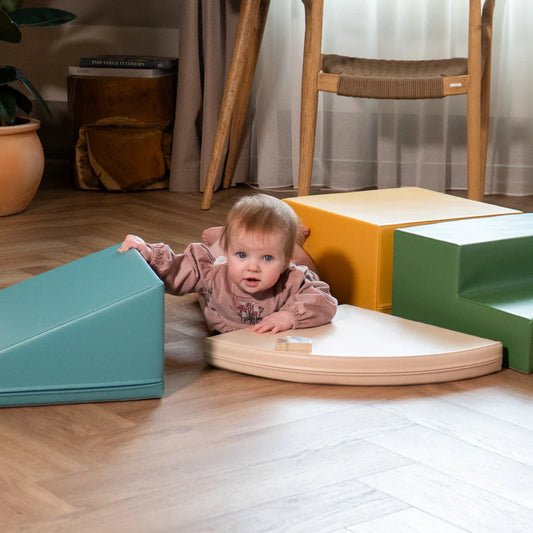 FOAMBLOKKEN | SET VAN 5 | PASTEL TURQUOISE