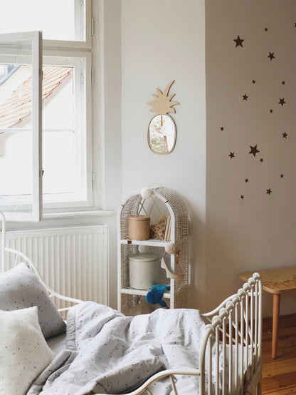 SPIEGEL | ANANAS | 23X48CM | GOUD