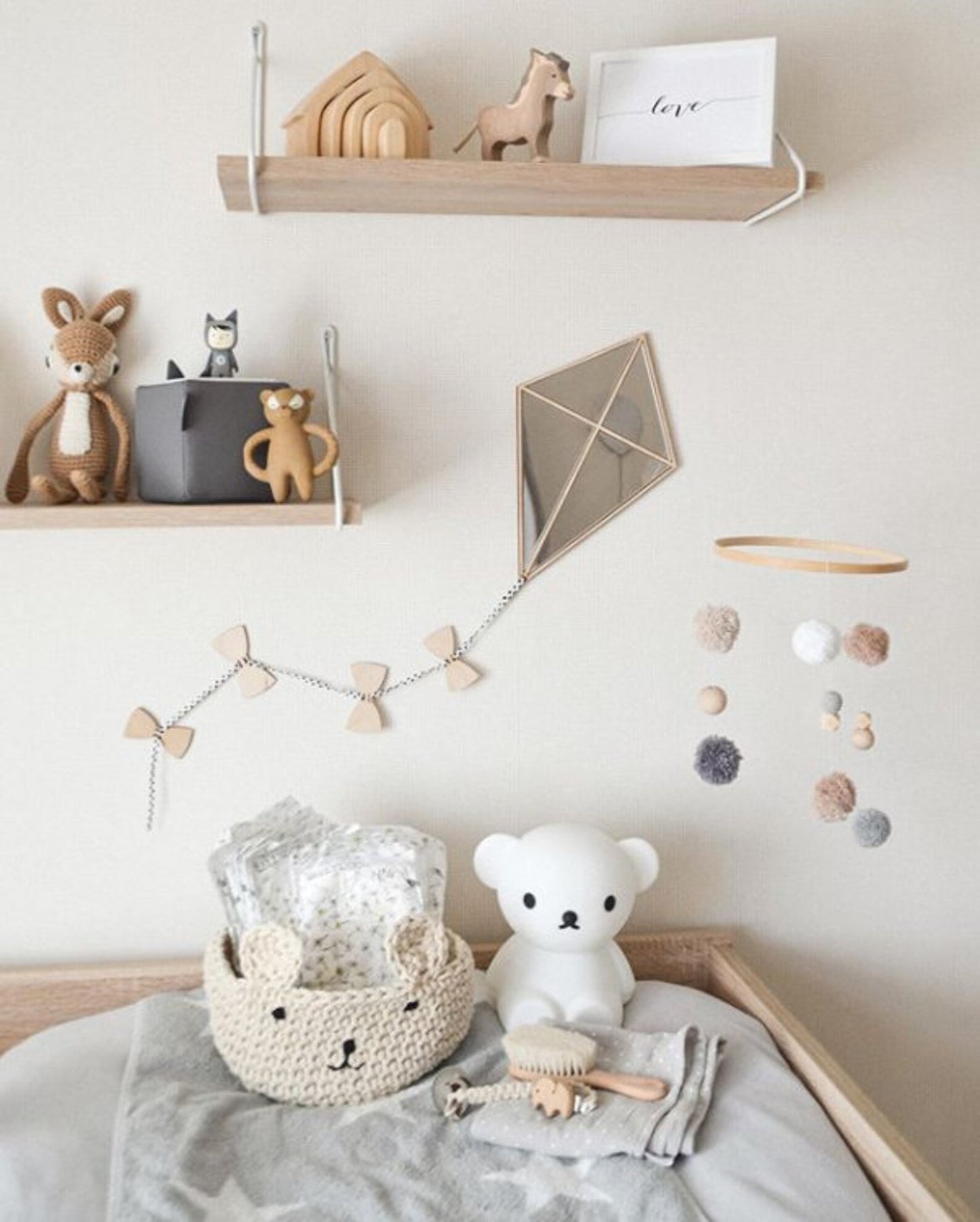 SPIEGEL | VLIEGER | 32X21CM | GOUD