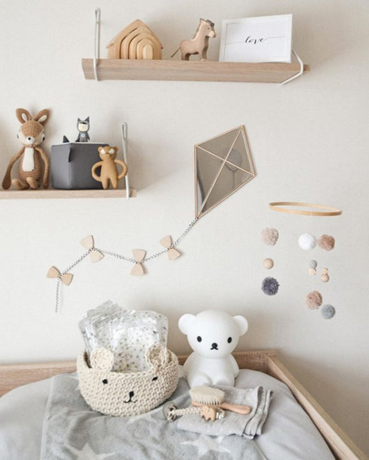 SPIEGEL | VLIEGER | 32X21CM | GOUD