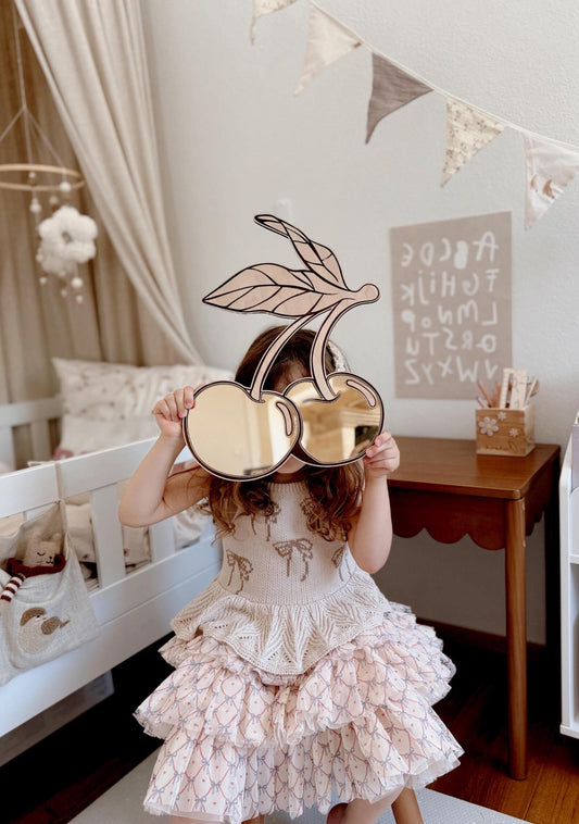 SPIEGEL | KERS | 30X30CM | GOUD